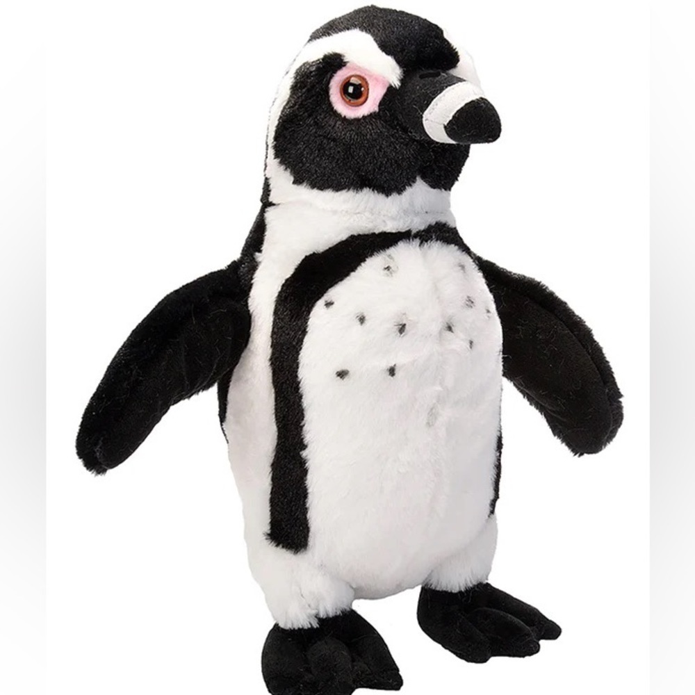 Wild Republic Black Footed Penguin Stuffed Animal Plush - 12"